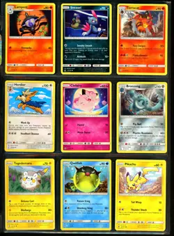 Pokemon SUN & MOON Set Series Collection Cards Huge Lot REVERSE HOLO Foil RARE + - Image 5