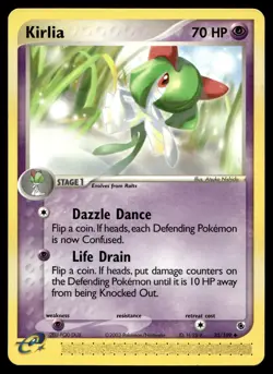 KIRLIA 35/109 UNCOMMON RUBY & SAPPHIRE POKEMON - Image 1