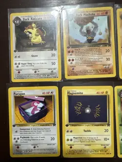 15 First Edition Team Rocket Pokemon TCG Card Lot RARE NM - Image 2