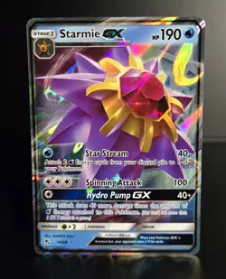 Pokemon TCG - STARMIE GX - 14/68 - HOLO ULTRA RARE - HIDDEN FATES (2019) - LP/NM - Image 1