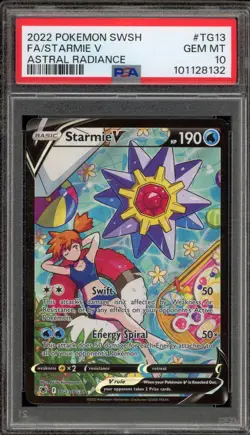 Pokemon Starmie V Astral Radiance Trainer Gallery Full Art #TG13 PSA 10 Gem Mint - Image 1