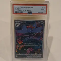 Pokemon Gloom SV03: Obsidian Flames 198/197 Illustration Rare Holo PSA 9 EN - Image 1