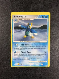 Miscut - Prinplup 44/100 - Error Misprint - Pokemon TCG - Majestic Dawn - Image 1