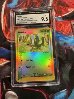 Treecko 003 Blackstar Promo Pokemon Pokemon League CGC 9.5 - Image 1