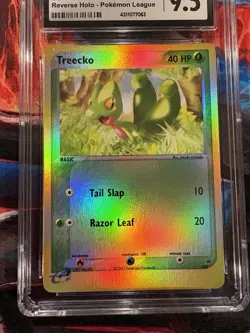 Treecko 003 Blackstar Promo Pokemon Pokemon League CGC 9.5 - Image 2