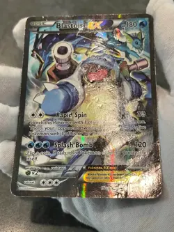 Pokemon TCG Blastoise EX XY122 Generations Black Star Promo Full Art DMG - Image 4