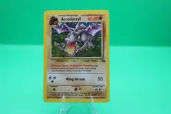 Aerodactyl Fossil Holo 1/62 Pokemon MP - Image 1