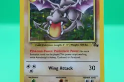Aerodactyl Fossil Holo 1/62 Pokemon MP - Image 3