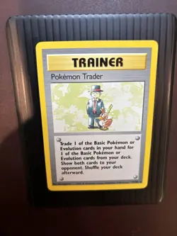 Pokemon TCG Pokemon Trader Base Set 77/102 Rare Vintage WOTC - LP - Image 1