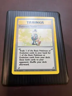 Pokemon TCG Pokemon Trader Base Set 77/102 Rare Vintage WOTC - LP - Image 2