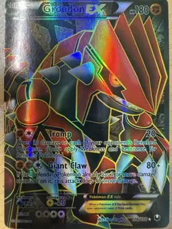 Pokemon Groudon EX Dark Explorers Full Art #106 - Image 3