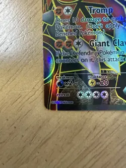 Pokemon Groudon EX Dark Explorers Full Art #106 - Image 5