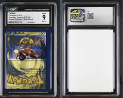 Pokemon TCG - Tadbulb 076/197 OBF - CGC 9 Error - Double Printing 1 Side Blank - Image 1