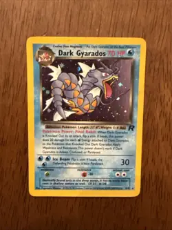 Pokemon Dark Gyarados 8/82 Team Rocket Holo First Edition - Image 1
