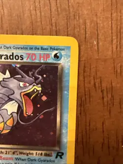 Pokemon Dark Gyarados 8/82 Team Rocket Holo First Edition - Image 4
