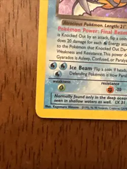 Pokemon Dark Gyarados 8/82 Team Rocket Holo First Edition - Image 5