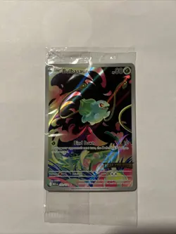 SEALED Bulbasaur - Mega Evolution Enhanced Box Topper Stamped Promo Pokemon TCG - Image 1