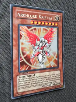 Yugioh Archlord Kristya 1st Edition Secret Rare SOVR-EN096 NM - Image 2