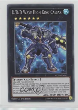 D/D/D Wave High King Caesar (SR) 1st Ed. YuGiOh Code of the Duelist #COTD-EN042 - Image 1