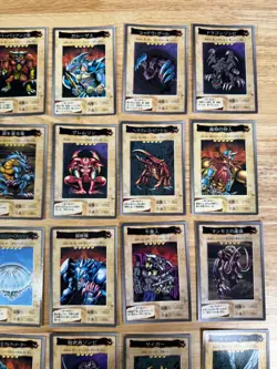 Yugioh OCG Japanese Vintage Original Bandai Cards Collection Lot 25 Cards - Image 3