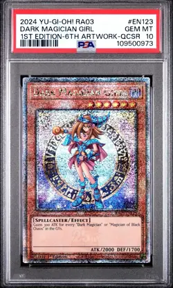 PSA 10 Dark Magician Girl - 6th Artwork | 1st Edition RA03 | QCSR | YU-GI-OH! - Image 1