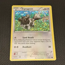 McDonald's Zigzagoon Holo Promo 2015 Pokemon TCG Card *MP* - Image 1