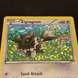 McDonald's Zigzagoon Holo Promo 2015 Pokemon TCG Card *MP* - Image 2