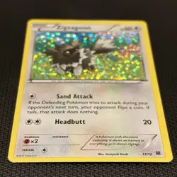 McDonald's Zigzagoon Holo Promo 2015 Pokemon TCG Card *MP* - Image 3