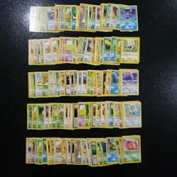 WOTC Pokemon Base Set Card Lot 100+ LP-HP Vintage • Actual Cards Shown - Image 1