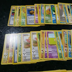 WOTC Pokemon Base Set Card Lot 100+ LP-HP Vintage • Actual Cards Shown - Image 2