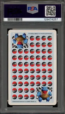 Pokemon Stadium Blue Playing Cards Nidoran (Female) Jack of Diamonds PSA 8 - Image 2