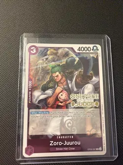 Zoro-Juurou OP05-067 Judge Holo Tournament Promo One Piece Card English - Image 1