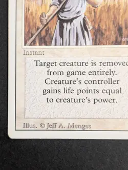 MTG Card - 1x Swords to Plowshares - Revised Edition (3ED) - HP - Vintage Magic - Image 3