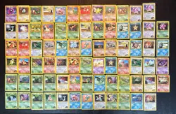 (75) 2000 POKEMON VINTAGE CARD LOT GYM HEROES BROCK MISTY BLAINE ERIKA SURGE - Image 1