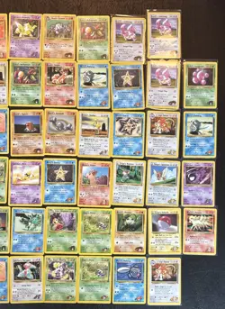 (75) 2000 POKEMON VINTAGE CARD LOT GYM HEROES BROCK MISTY BLAINE ERIKA SURGE - Image 3
