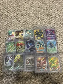 Pokemon TCG 15 Card Lot of Full Arts Japanese Black Bolt & White Flare NM - Image 1