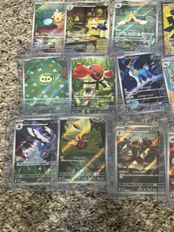 Pokemon TCG 15 Card Lot of Full Arts Japanese Black Bolt & White Flare NM - Image 2