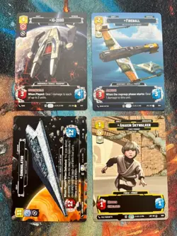 Star Wars Unlimited, Card Lot ($10 value), Prestige Art, incl. Anakin Skywalker - Image 1