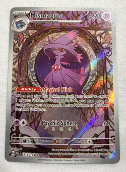 Pokemon TCG Mismagius Illustration Rare Paldea Evolved Card 212/193 NM-Mint! - Image 1