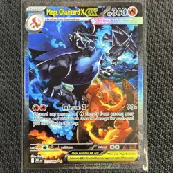 Mega Charizard X ex 125/094 SIR ME02: Phantasmal Flames Pokemon Card TCG CCG - Image 1