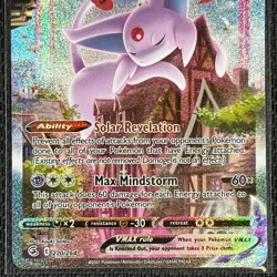 Espeon VMAX 270/264 Secret Rare SWSH08: Fusion Strike Pokemon Card TCG CCG - Image 3