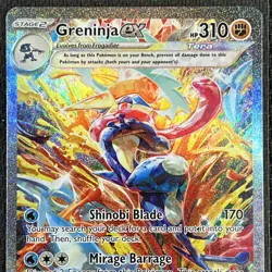Greninja ex 214/167 SIR SV06: Twilight Masquerade English Pokemon Card TCG CCG - Image 4
