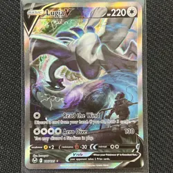 Lugia V 186/195 Alternate Full Art Pokemon Card English Silver Tempest TCG CCG - Image 1