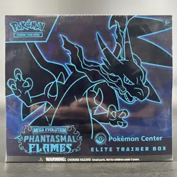 Phantasmal Flames Pokemon Center Elite Trainer Box ETB Pokemon ME02 TCG Card - Image 1
