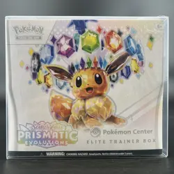 Prismatic Evolutions Pokemon Center Elite Trainer Box ETB Pokemon Cards Sealed - Image 1