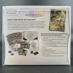 Prismatic Evolutions Pokemon Center Elite Trainer Box ETB Pokemon Cards Sealed - Image 3