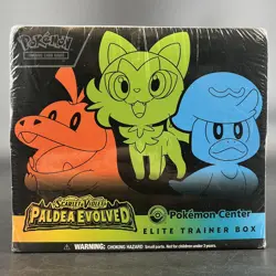 Paldea Evolved Pokemon Center Elite Trainer Box ETB Pokemon Card TCG CCG - Image 1