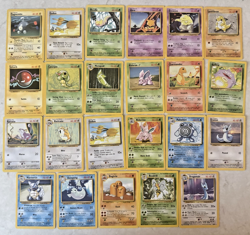1999 Pokemon Base Set Shadow Vintage Lot Of 23 Cards - USA & Italian - Image 1
