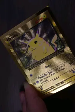 Pokemon TCG Celebrations Pikachu Gold Metal Card 58/102 - Image 3