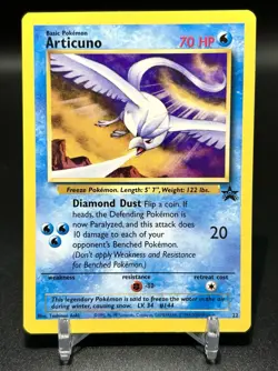 Pokemon Card - Articuno #22 Black Star Promo + Ad Card (PACK FRESH) - Image 2